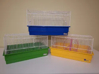 Lote de jaulas para Hamster y pájaro