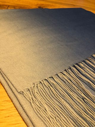 Pashmina sfumata blu e azzurro