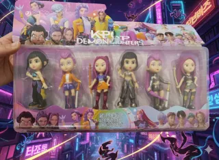Conjunto Figuras K-pop Demon Hunters