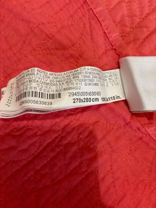 Colcha y 2 cojines Zara Home