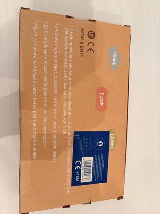 Xilófono de madera infantil