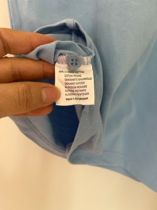 Maglietta Polo Rizla Blu Manica Corta