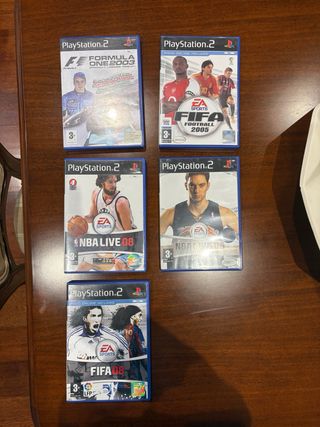 Juegos PlayStation 2: F1, FIFA, NBAs y más