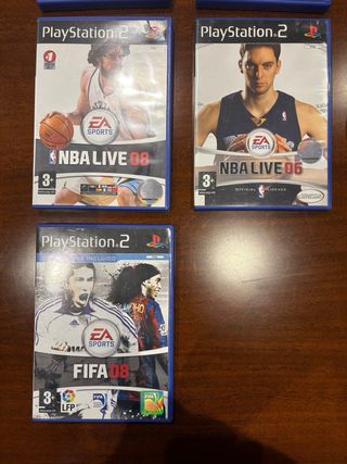 Juegos PlayStation 2: F1, FIFA, NBAs y más