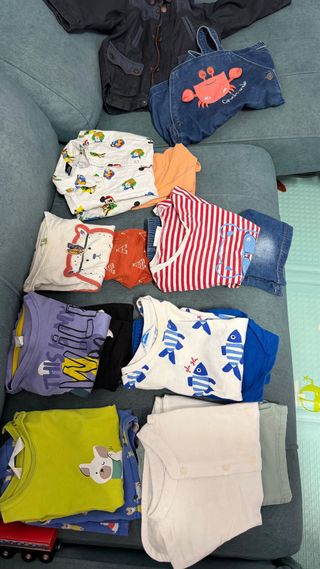 Lote Ropa Bebé Niño 9-12 Meses Primavera