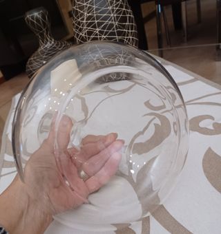 Caraffa in vetro trasparente