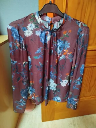 Camisa floral mujer talla M