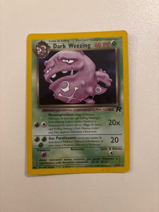Dark Weezing 31/82 Carta Pokémon