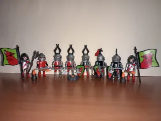 Playmobil-Caballeros del lobo Castillo medieval.