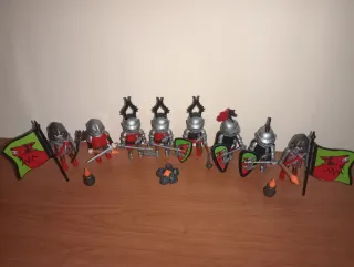 Playmobil-Caballeros del lobo Castillo medieval.