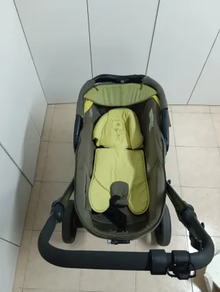 Silla coche con base koos I-size mas Carrito Jané