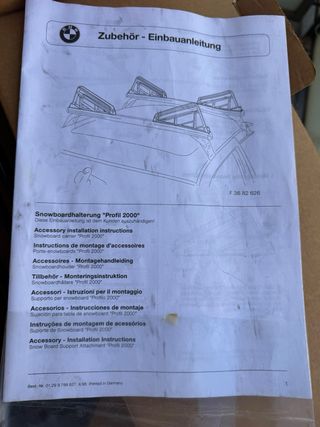 Portaequipajes BMW Original