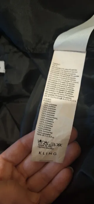 Vestido Kling Negro Espalda Cruzada