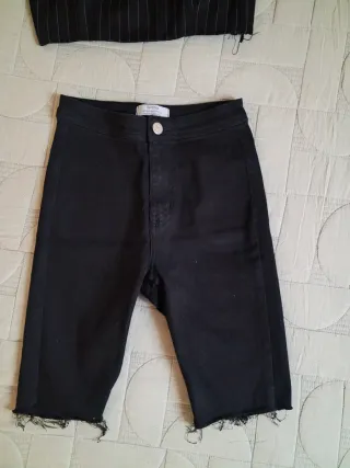 Conjunto Top y Pantalón Corto Negro