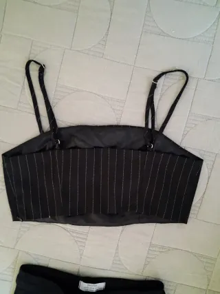 Conjunto Top y Pantalón Corto Negro