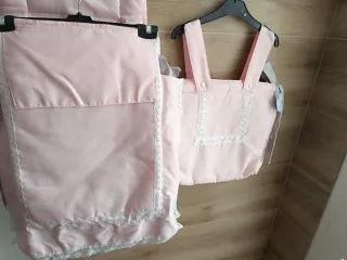 Saco, colcha y bolso a juego para carrito