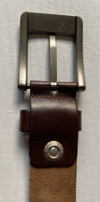 Cinturón Bosi Marrón Hebilla Metálica