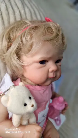 Muñeca estilo reborn 45cm, cuerpo de tela