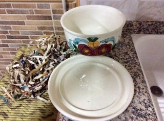 QUESERA-PANERA DE CERAMICA