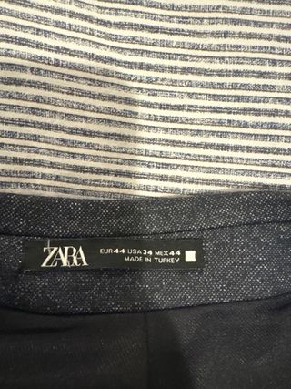 Traje Zara Gris