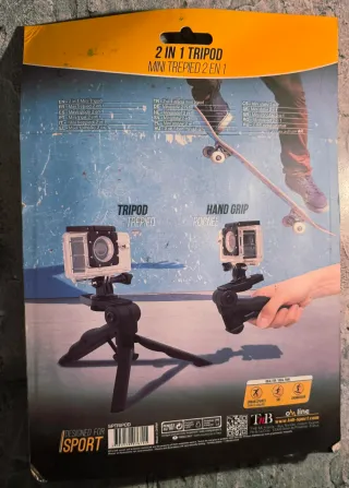 Minitrípode 2 en 1 T'nB para cámaras deportivas