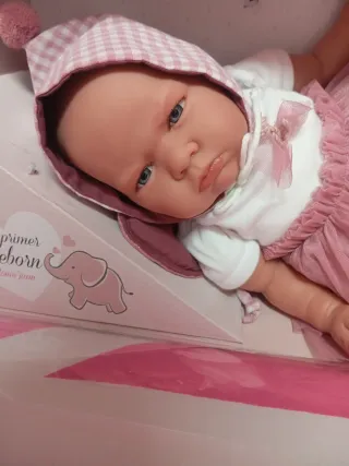 Muñeca Antonio Juan Reborn 52 cm mariposa