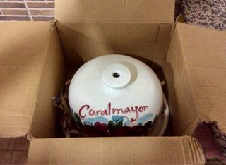 QUESERA-PANERA DE CERÁMICA