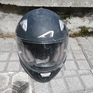 2 Cascos Moto Blanco Negro (no visor)  Otro Integr