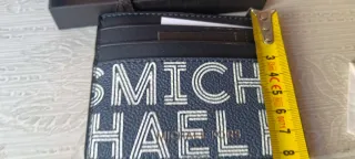 Tarjetero Michael Kors Hombre Azul Blanco