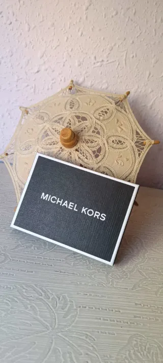 Tarjetero Michael Kors Hombre Azul Blanco