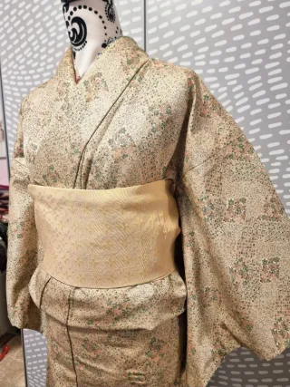 Kimono de lana Komon Momiji Talla Única