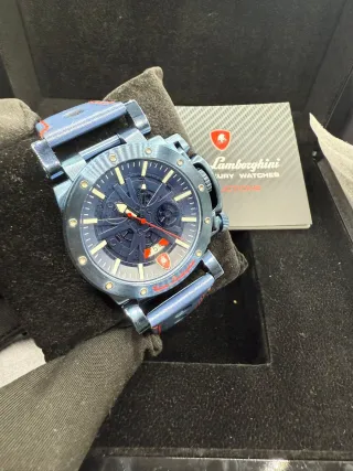 Reloj Tonino Lamborghini Azul y Rojo