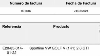 Muelles Eibach Sportline de Volkswagen Golf V GTI