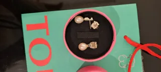 Pendientes Tous Perla y plata.