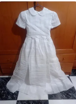 Vestido Comunión Blanco Talla S