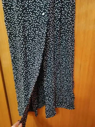 Falda larga estampada lunares( de verano)
