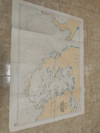 Carta de navegación Mar Mediterráneo