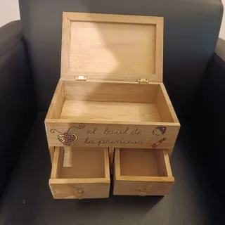 Caja de madera El baúl de la princesa
