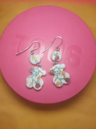 Pendientes Oso Tous Flores