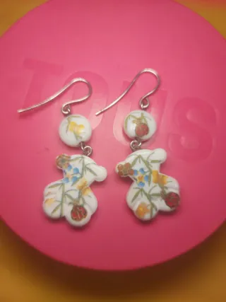 Pendientes Oso Tous Flores