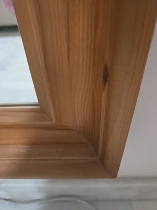 Espejo de madera vestidor