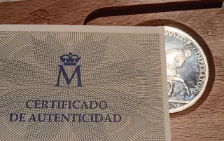 Moneda 5 Ecus Carlos V 1989