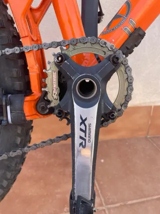 Bielas Shimano XTR + pedalier + Plato Renthal
