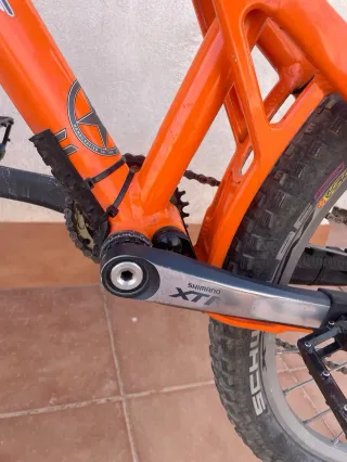 Bielas Shimano XTR + pedalier + Plato Renthal