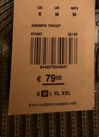 Jersey Scalpers Hombre a estrenar!