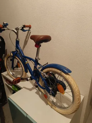 Bicicleta Btwin City 900 14 Azul