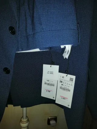 Traje Azul Zara Talla M