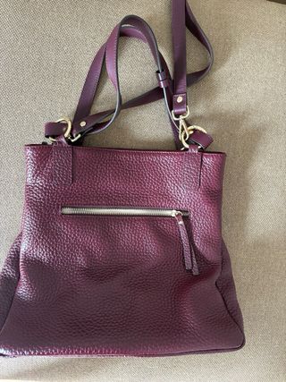 Bolso Gemy Mujer Piel Burdeos