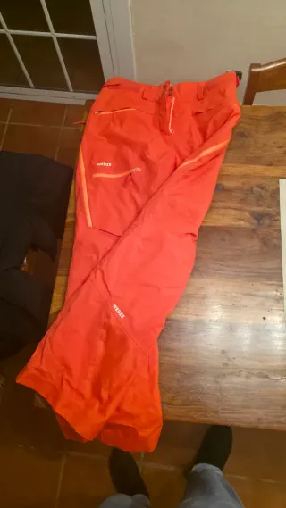 Pantalones Snow/Esquí Wedze Color Coral Talla M/38