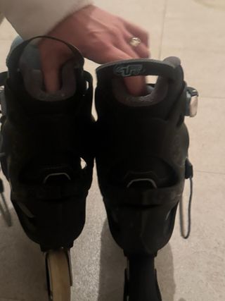 Patines en línea negros 42,5 (yo uso 41)